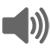 a speaker icon indicating there's audio linked from this entry